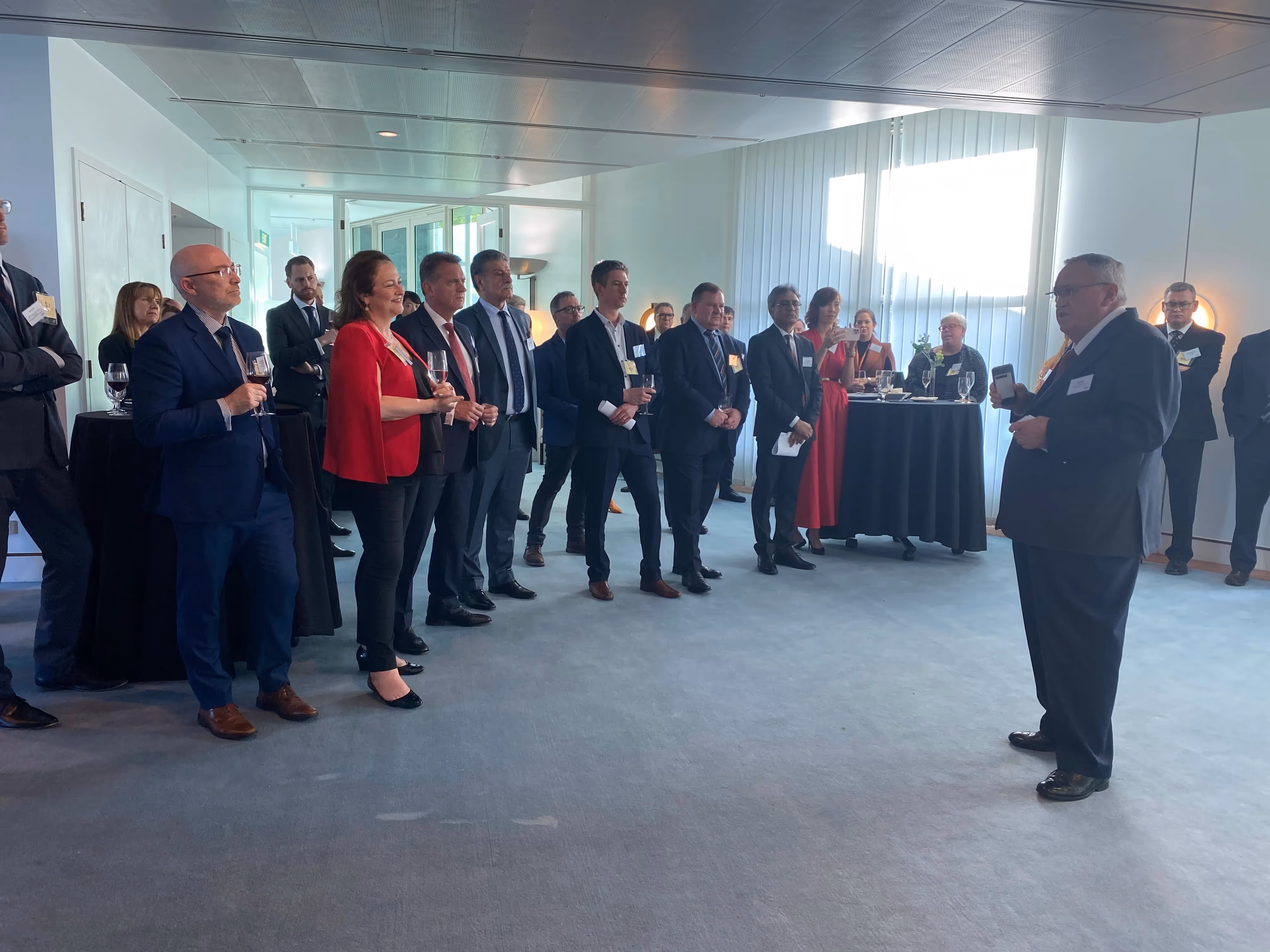 Crowd at CCAT official industry launch at Parliament House, Canberra