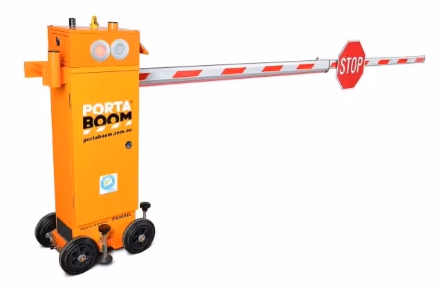 Portaboom traffic control device from Traffic & Access Solutions