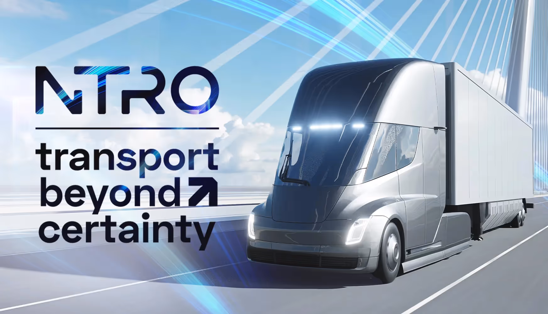 Electric vehicle on NTRO Transport Beyond Certainty graphic