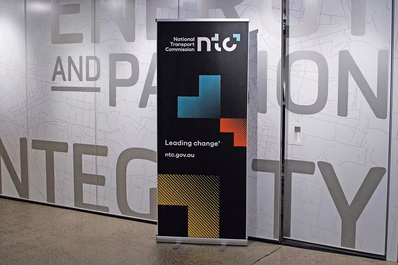 National Transport Commission (NTC) banner
