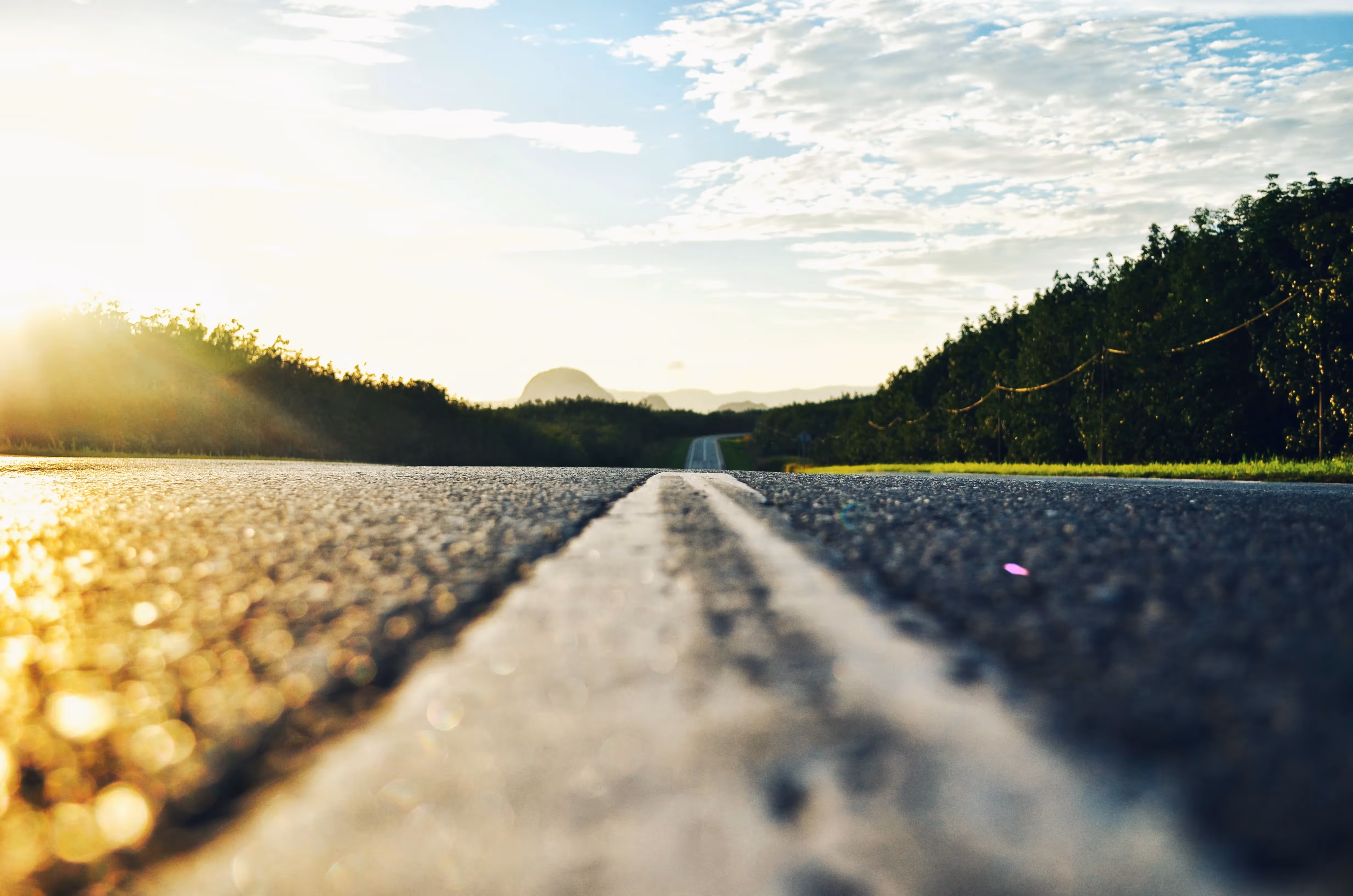 Sealed local government road in Australia