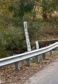 Bridge Inspection water marker