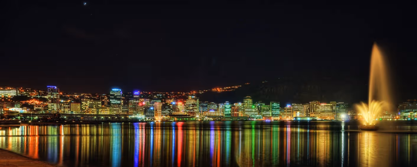 Skyline of Wellington, New Zealand