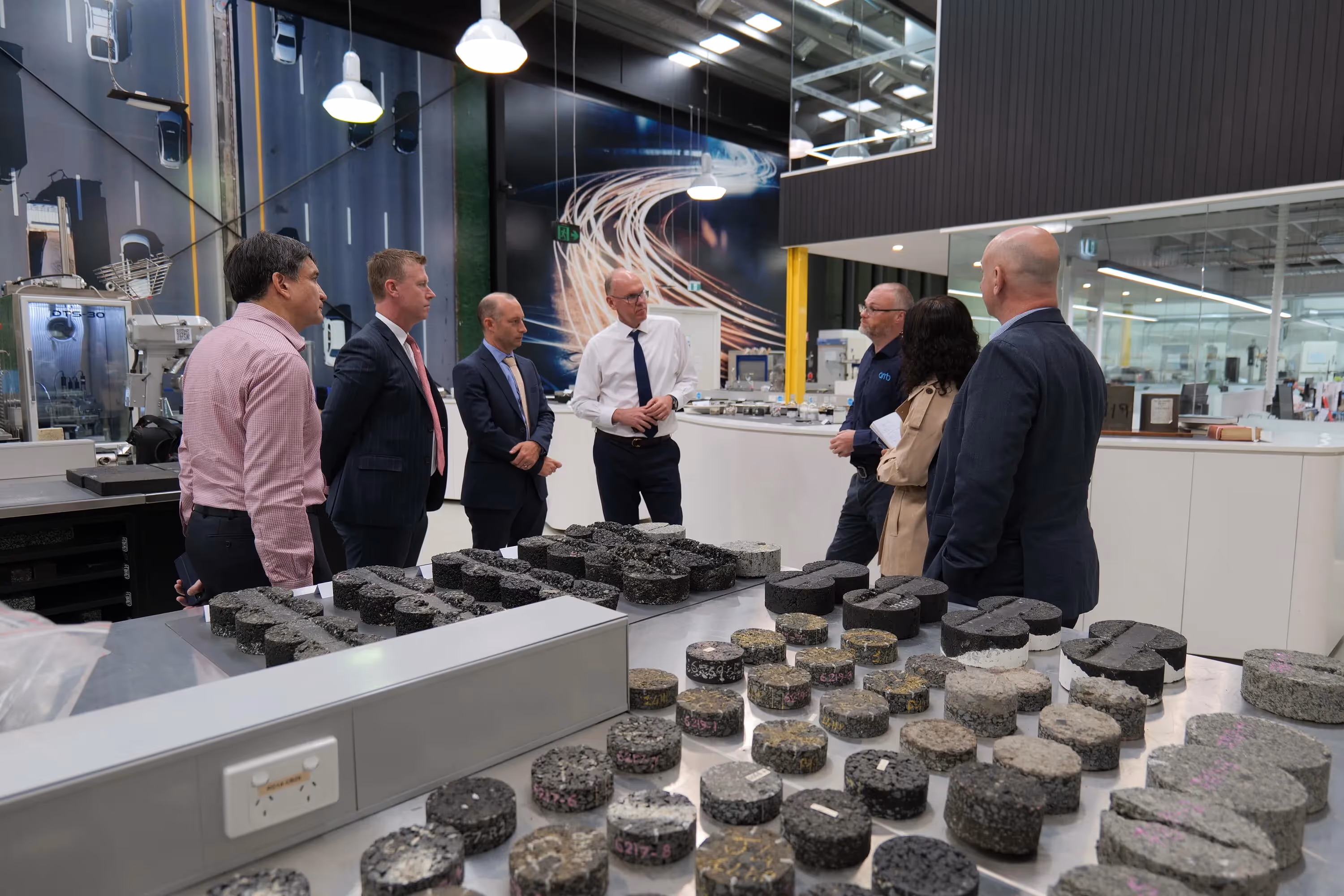 The Australian Airports Association visits NTRO headquarters in Fishermans Bend, Melbourne