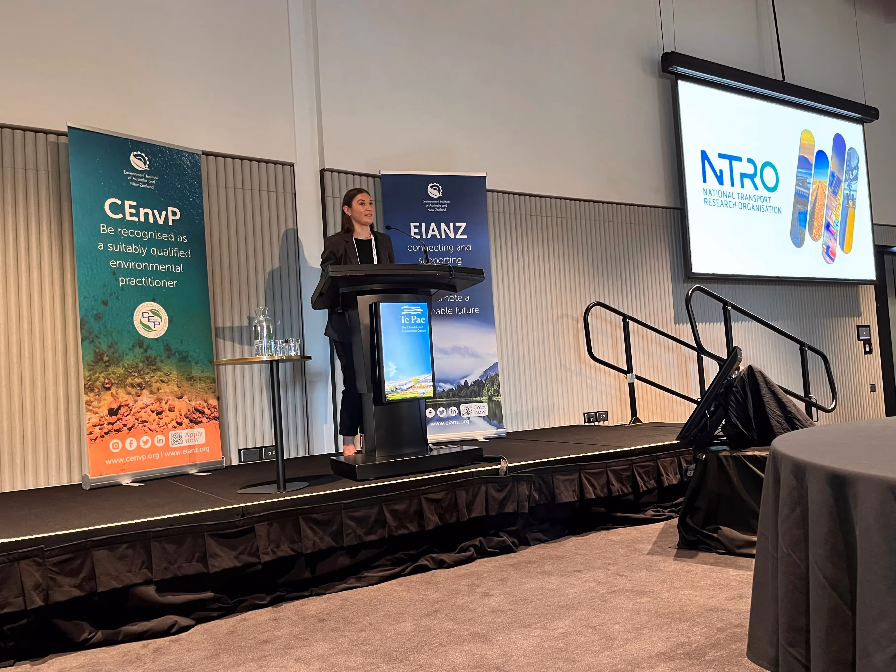 NTRO's Georgia O'Connor presents at the ANET Conference in New Zealand, 2023