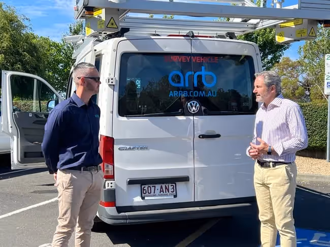 Mayor Brendan Blomeley with NSV