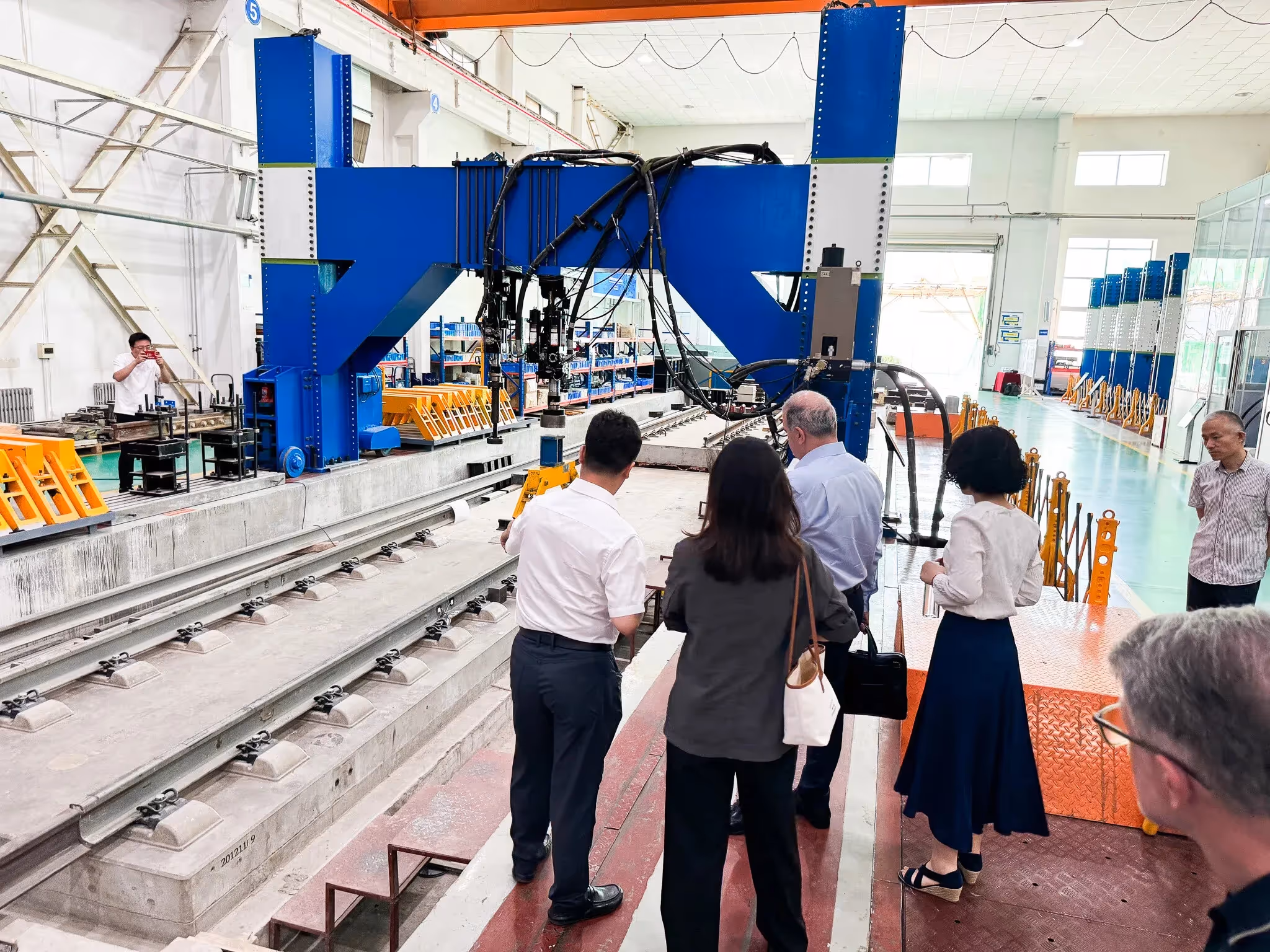 NTRO visiting RoadMaint's facilities