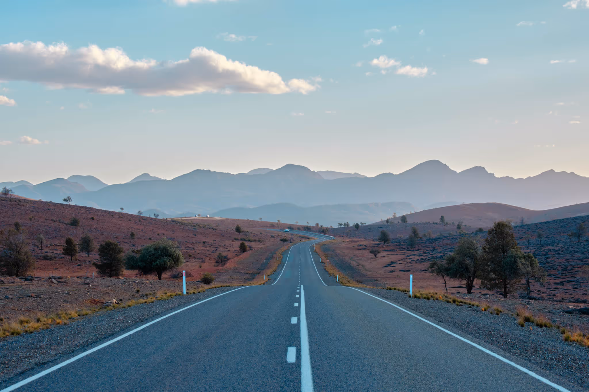 Sealed road in Australia