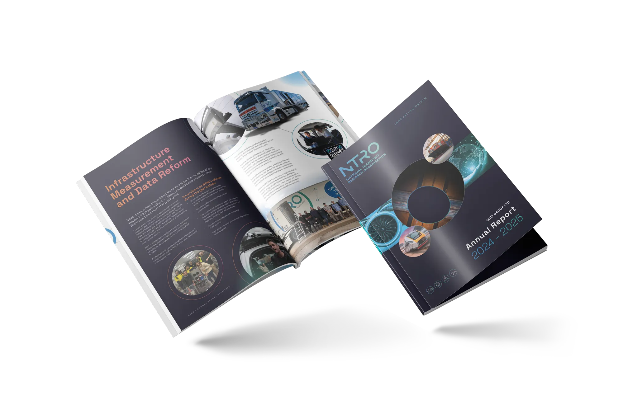 Mockup of NTRO's 2024-25 Annual Report