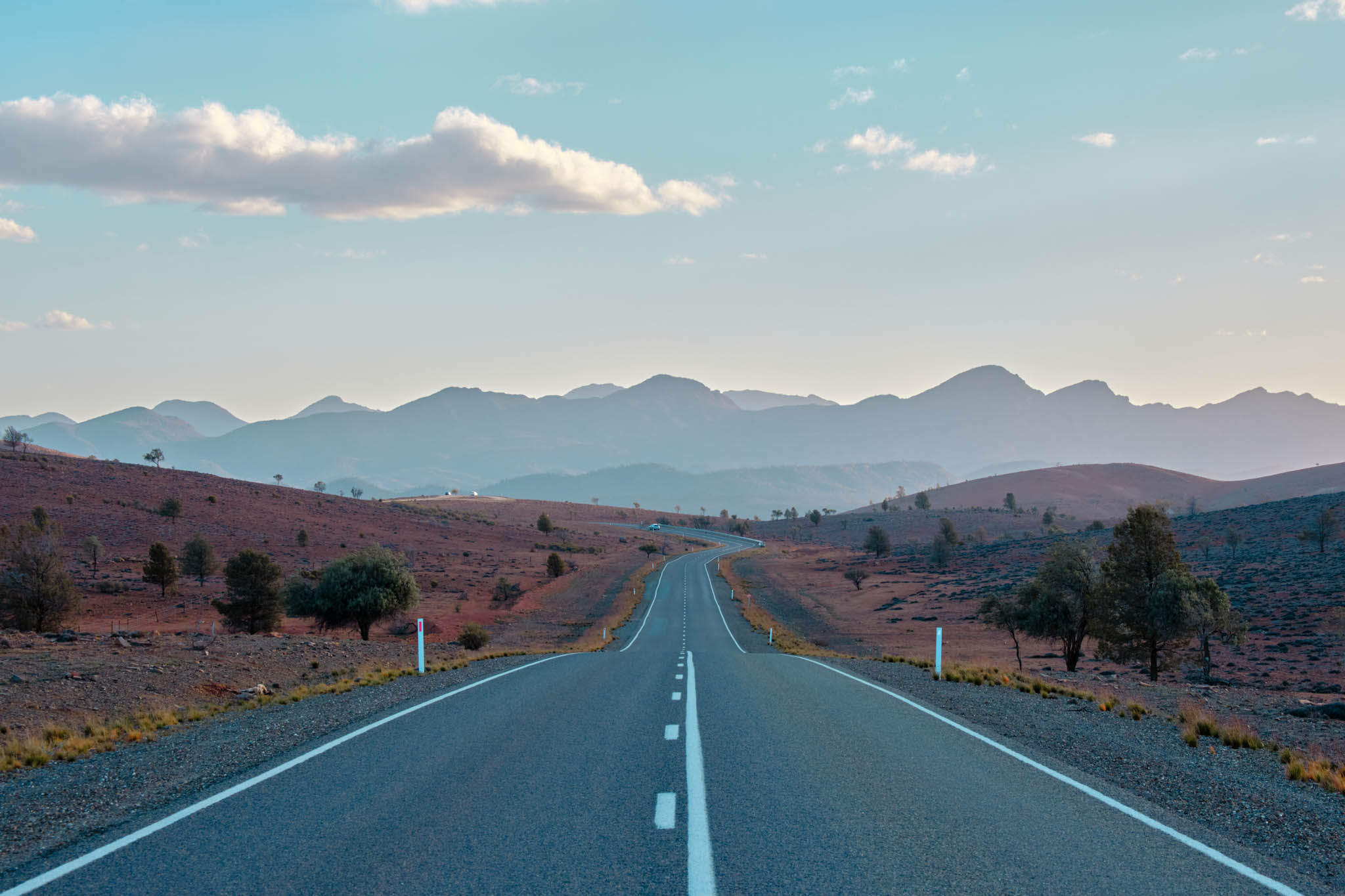 Sealed road in Australia