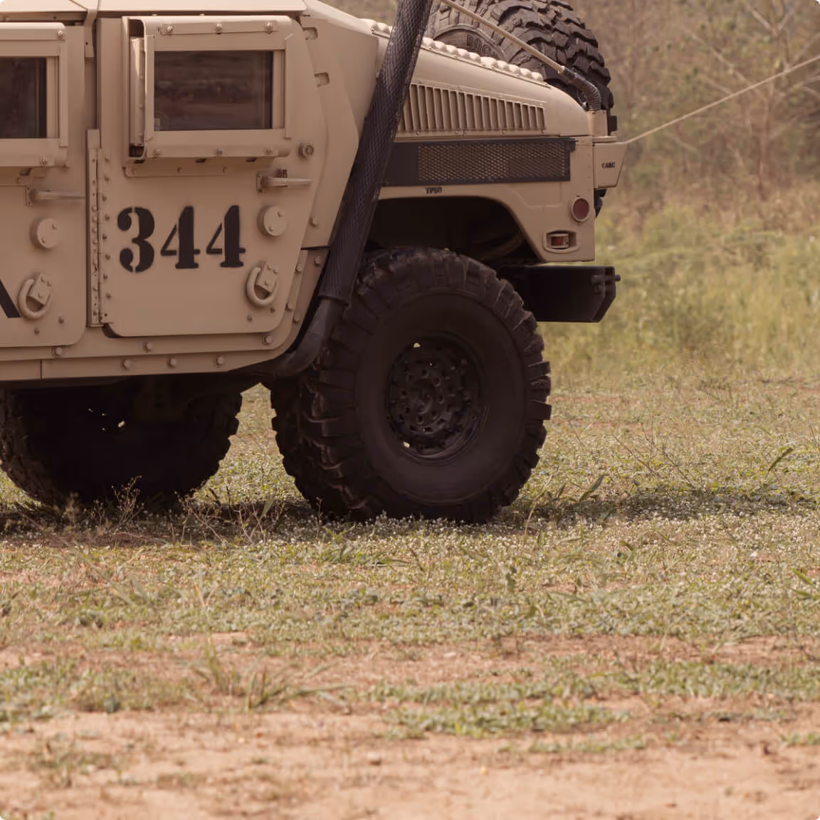 An army Humvee
