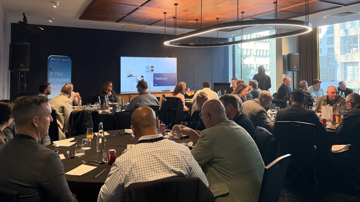 Dell Technologies Auckland programme with the audience in the room