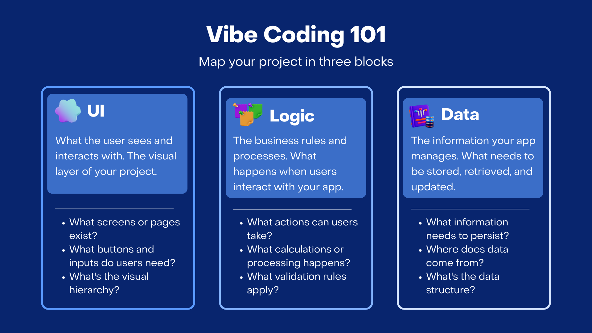 vibe coding project blocks