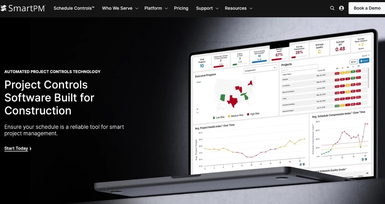 construction scheduling software SmartPM