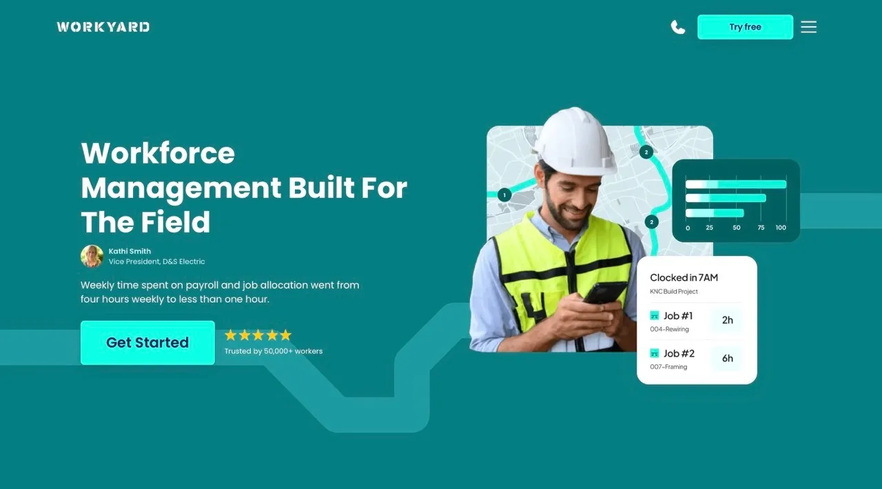 construction scheduling software work yard