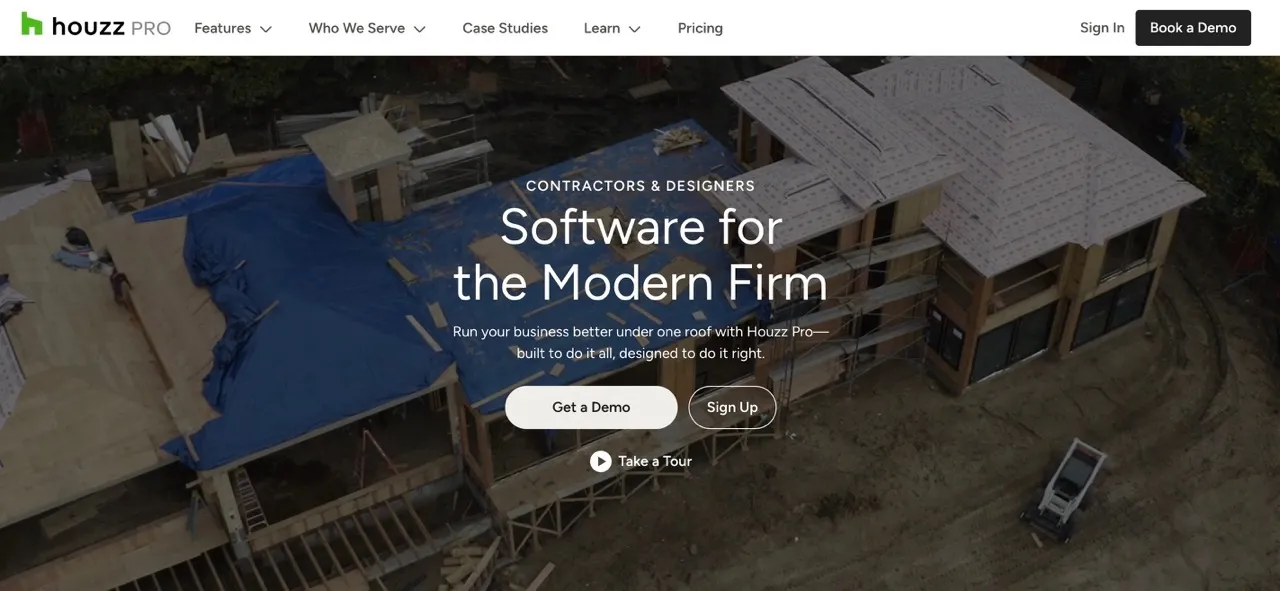Houzz PRO digital construction tool