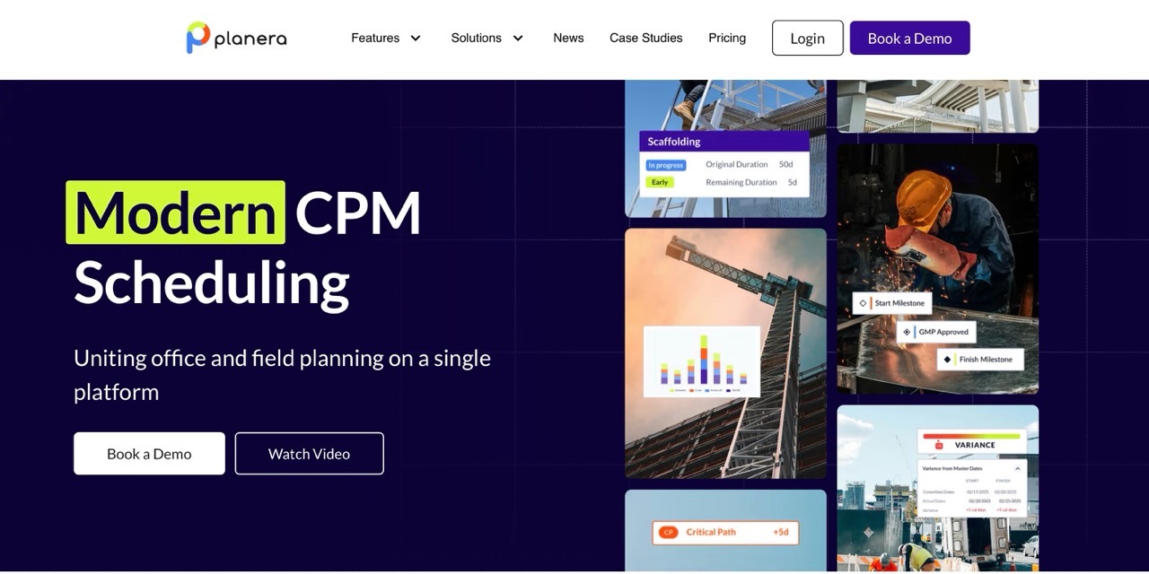 planera construction management software