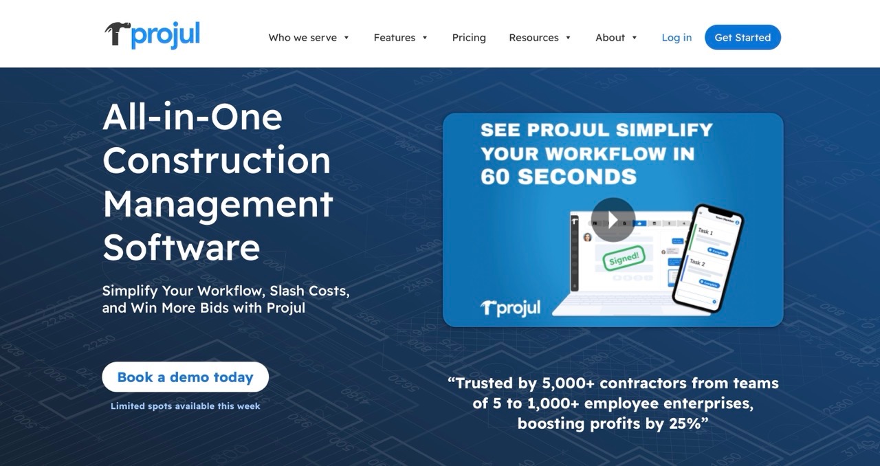 projul construction software 