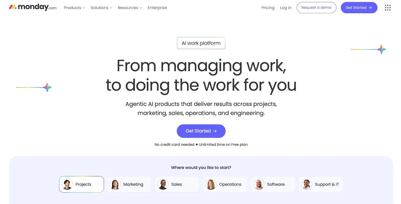 Monday.com CPM software