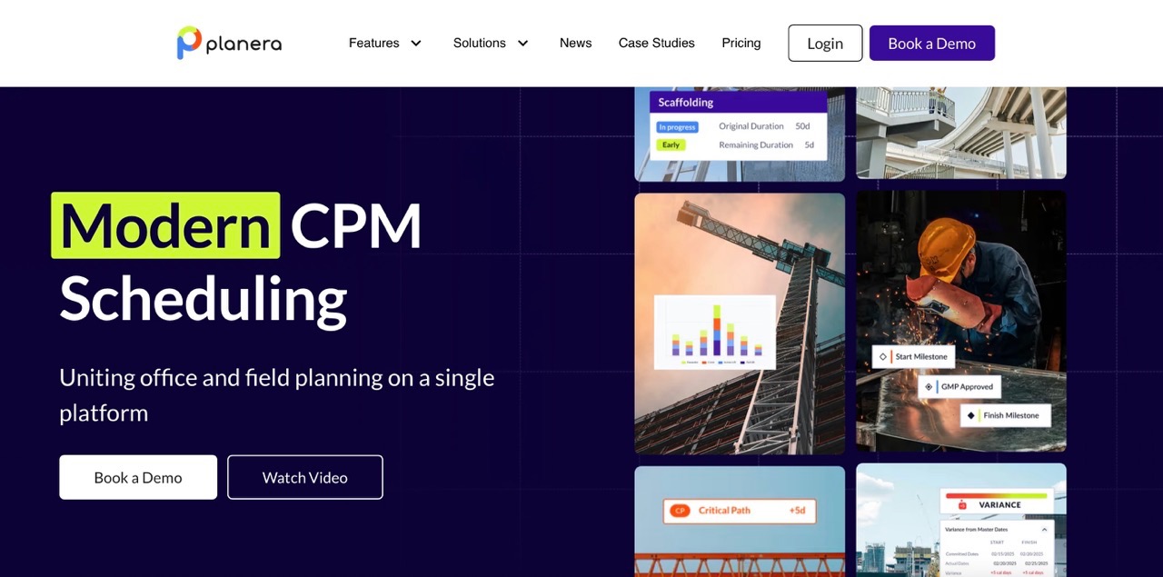 Planera construction workflow software