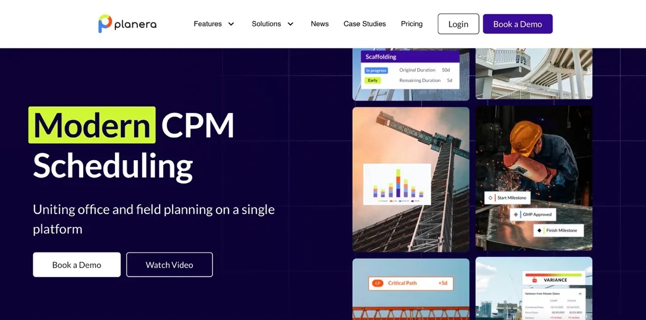 Planera construction workflow software