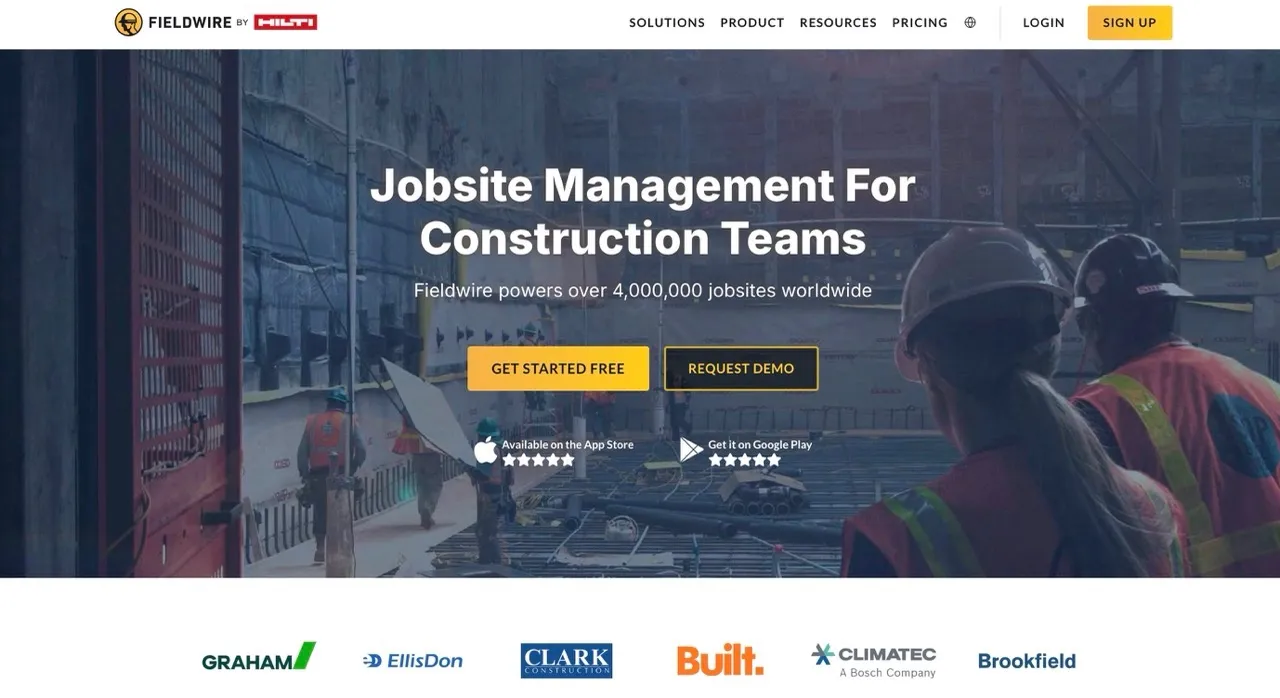 Fieldwire construction workflow software