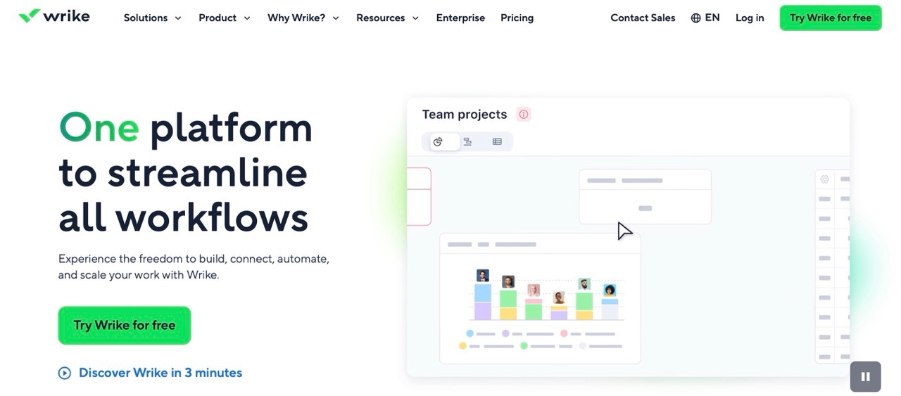 Wrike construction workflow software