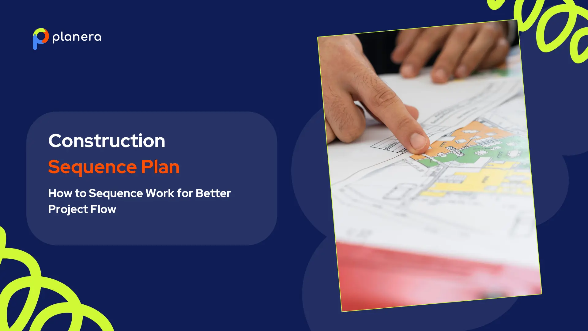 construction sequence plan banner