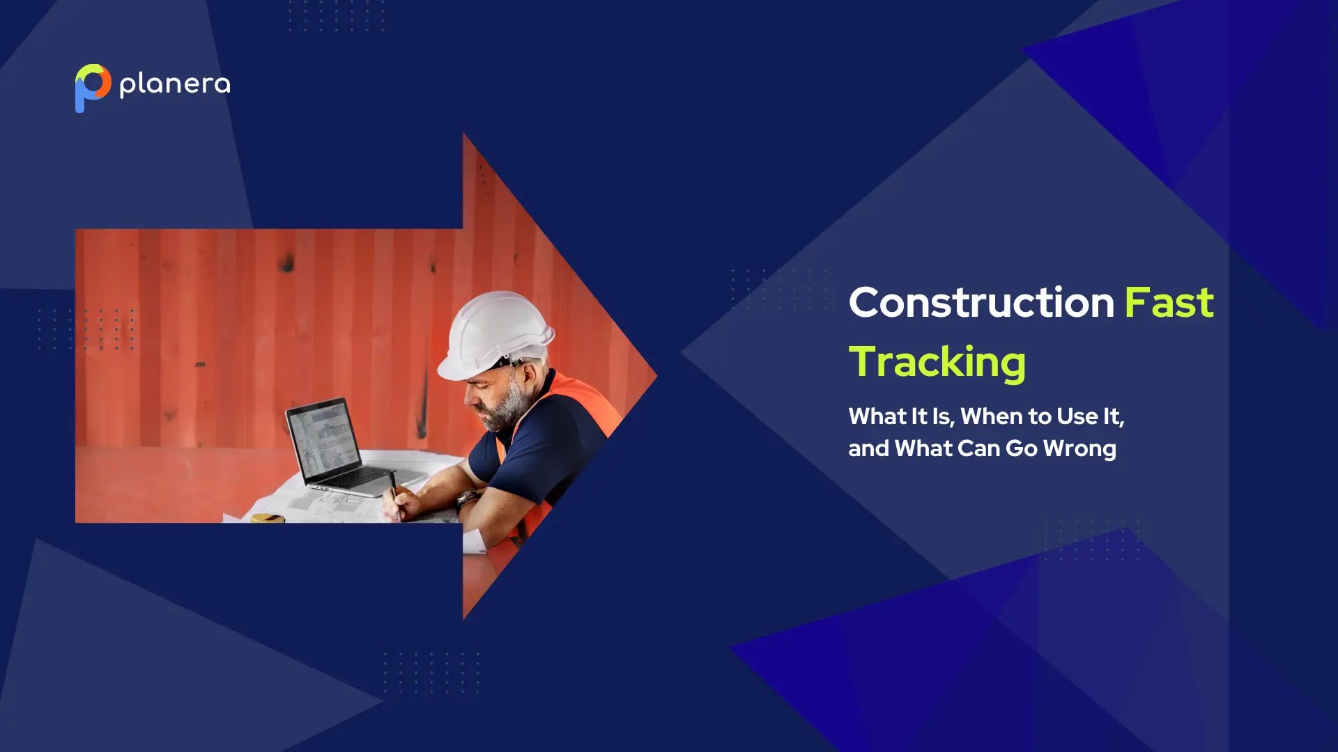 construction fast tracking banner