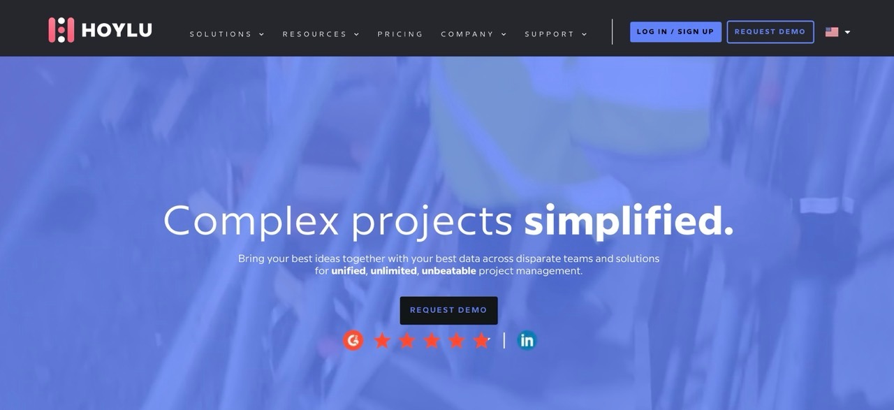 Hoylu homepage