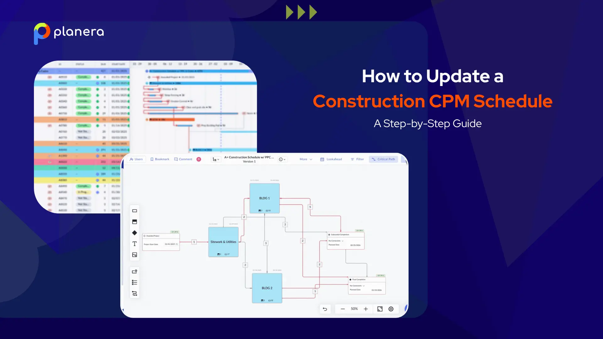 construction cpm schedule update