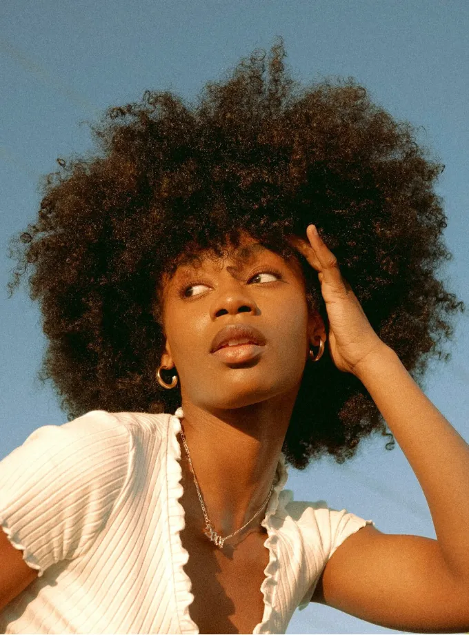 Image cheveux frisés/crépus