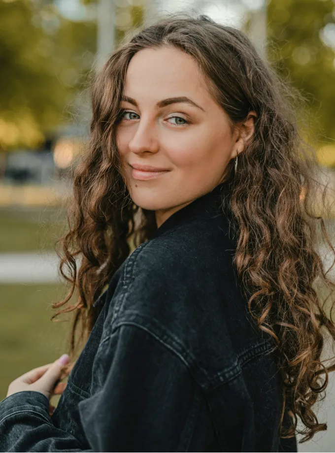 Image cheveux bouclés/ondulés