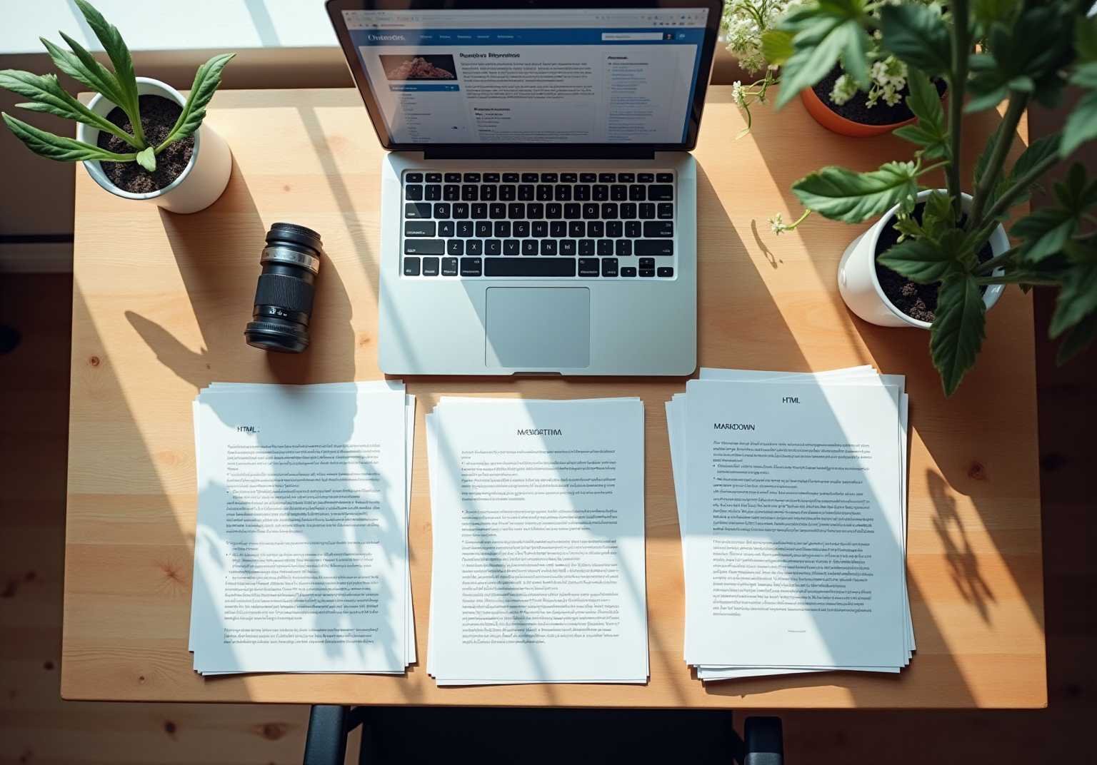 Compare 3 Technical Document Formats: PDF, HTML, and Markdown