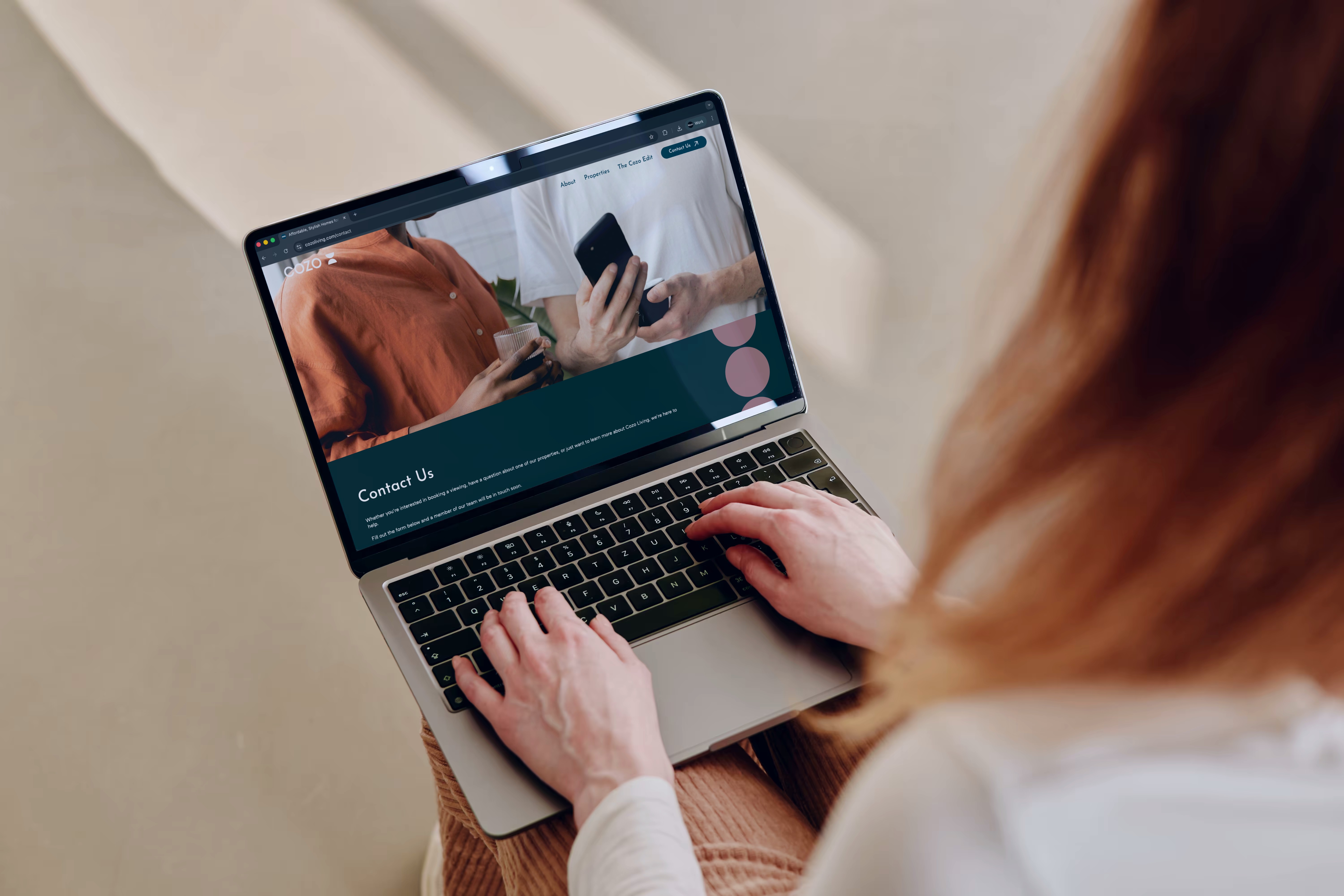 Cozo Living Build by Studio Mesh, Designed By Siena @Hutch&Co - laptop