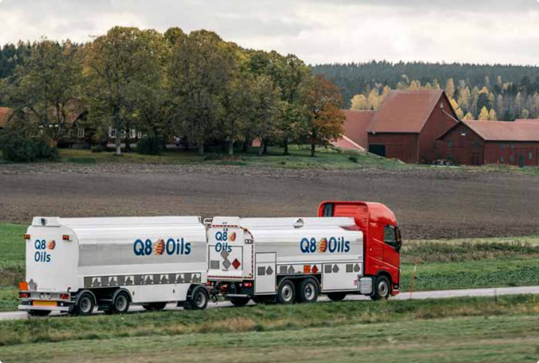 OKQ8 diesel, leverans till gård