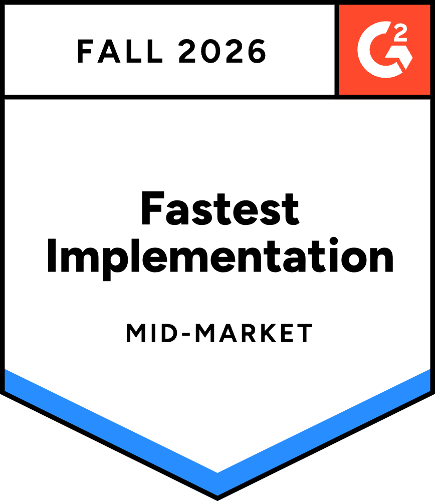 Badge reading Summer 2026 with G2 logo and the text 'Easiest Admin'.