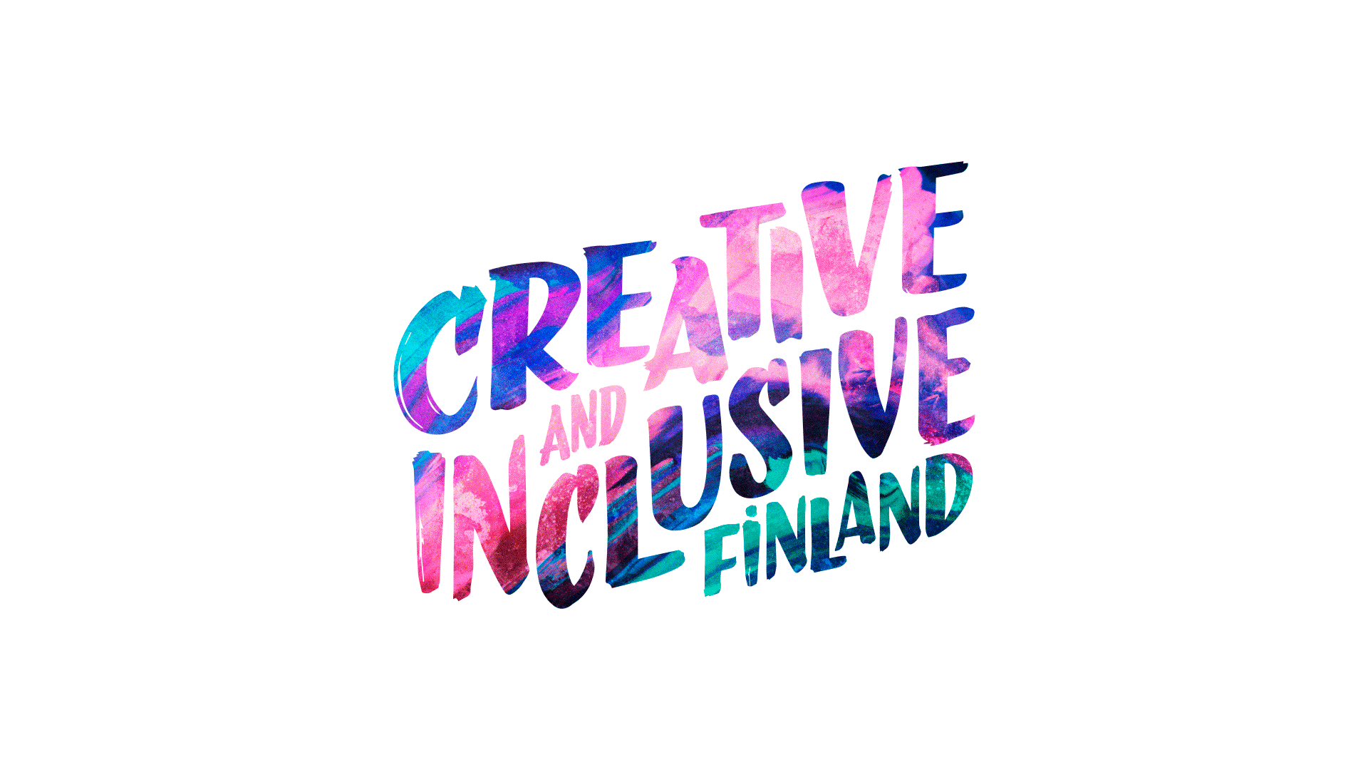 Animoitu CIF-logo, jossa logo on täytetty erilaisilla värikkäillä pinnoilla.