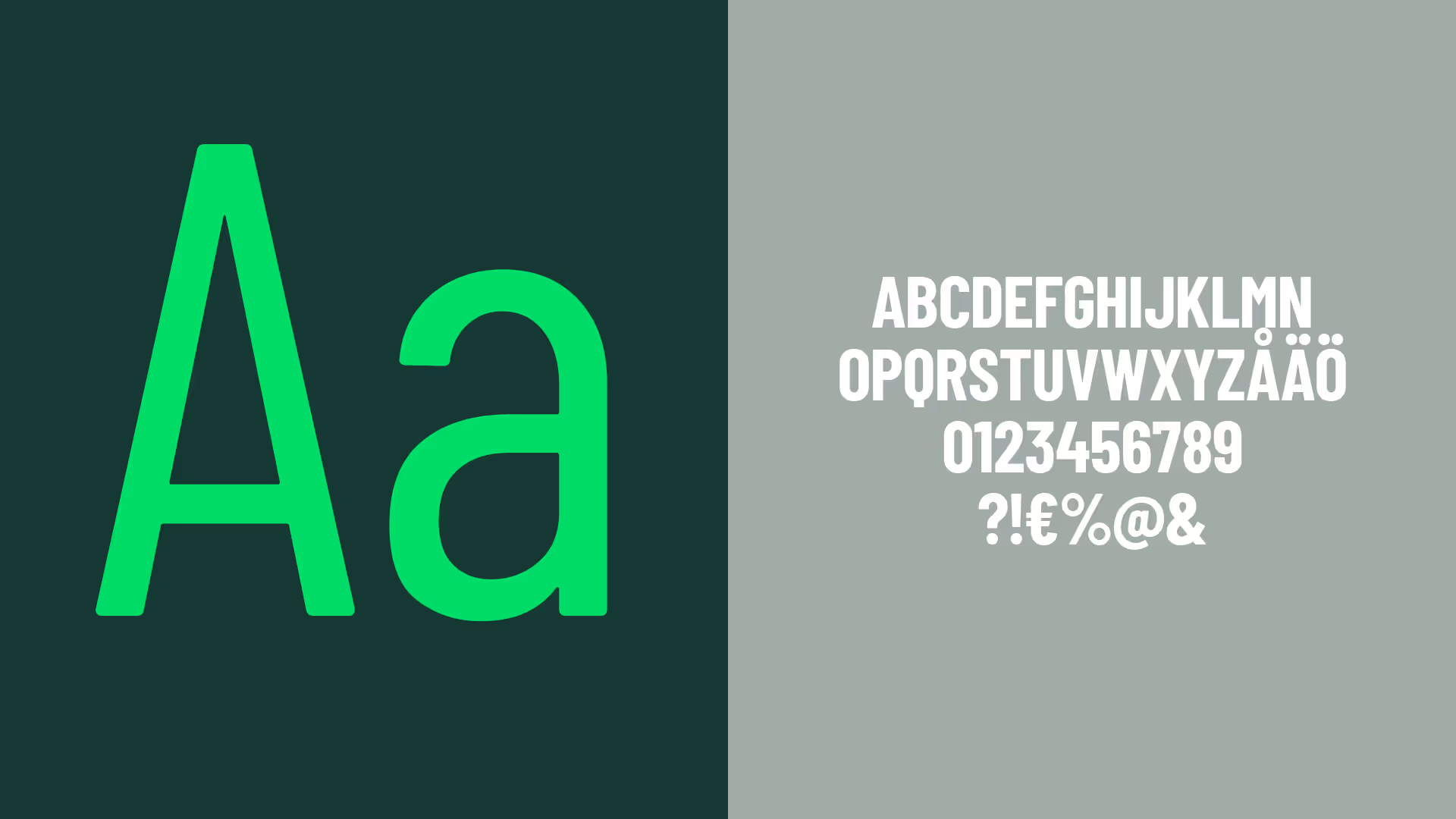 Visuaalisen ilmeen pehmeämuotoista typografiaa Barlow-fontilla ladottuna.