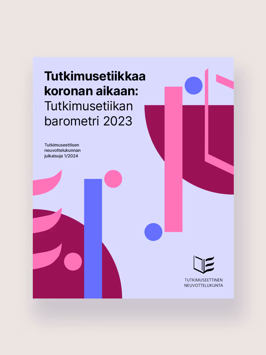 Tutkimusetiikan barometrin kansi.