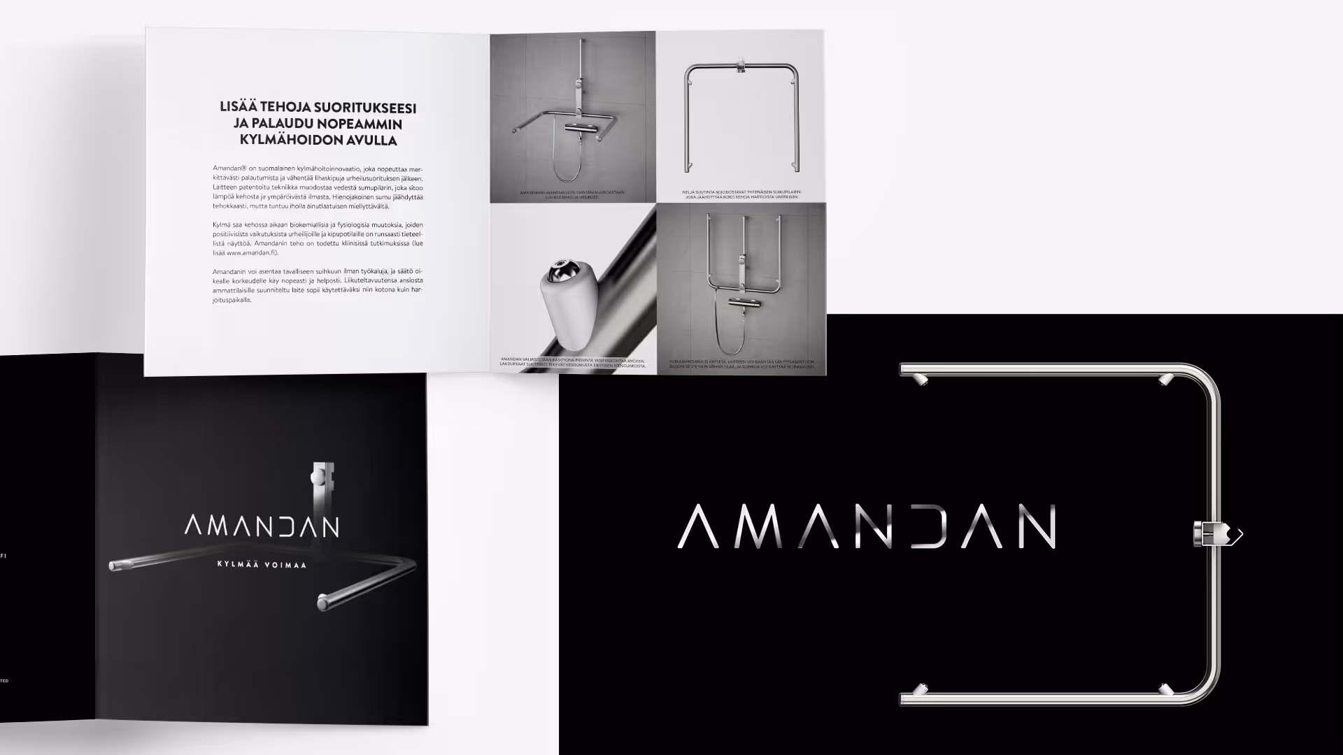 Amandan-yritysilme ja esite