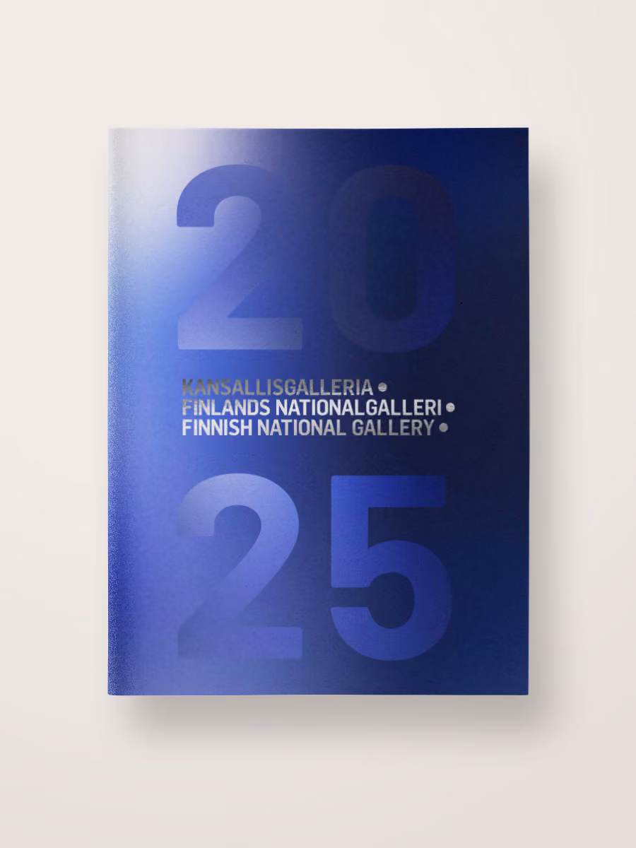 Kansallisgalleria 2025 vuosijulkaisun kansi