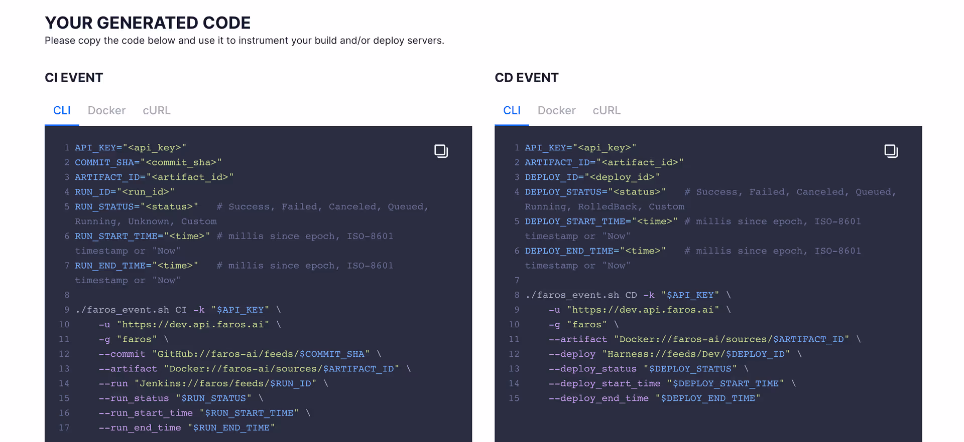 Generated Code