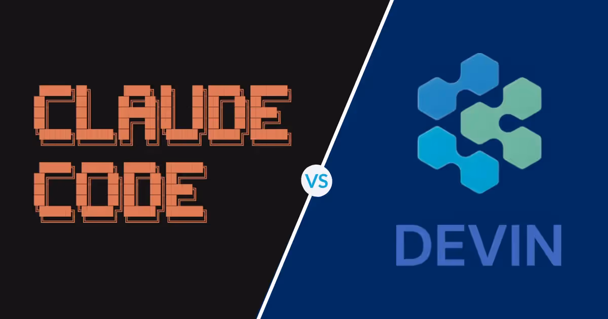 Claude Code logo vs. Devin AI logo 