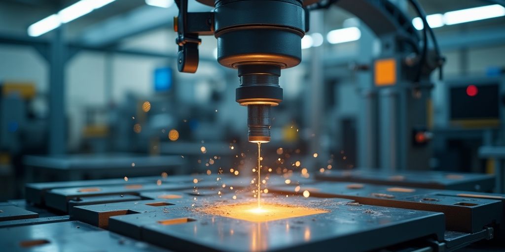 Advanced industrial equipment improving workplace productivity.