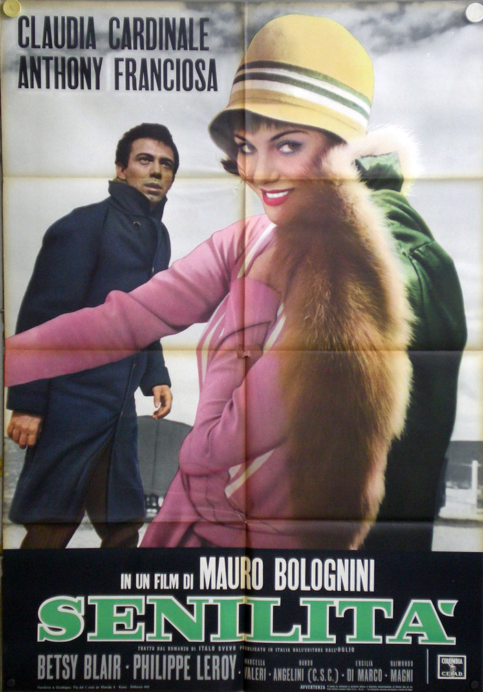 1962 Italian 2 Sheet SS/Folded (39x55in) Careless poster. Film directed by Mauro Bolognini, starring Anthony Franciosa, Claudia Cardinale, Betsy Blair, Philippe Leroy, Raimondo Magni, Aldo Bufi Landi, Nadia Marlowa, John Stacy, Franca Mazzoni.