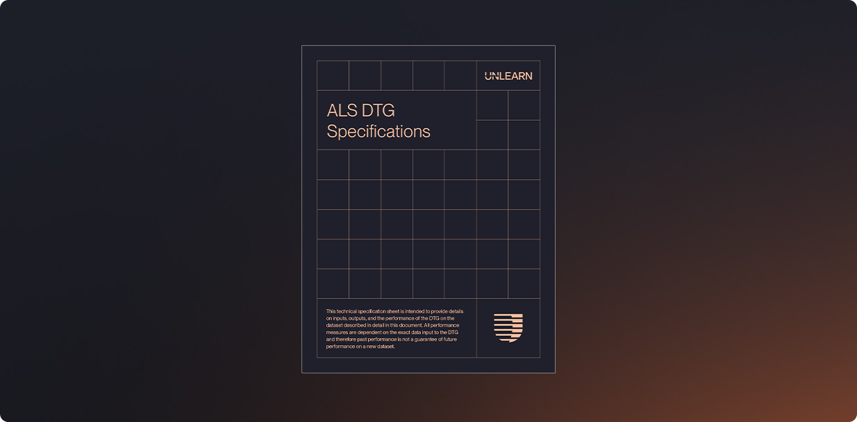 ALS digital twin generator spec sheet thumbnail
