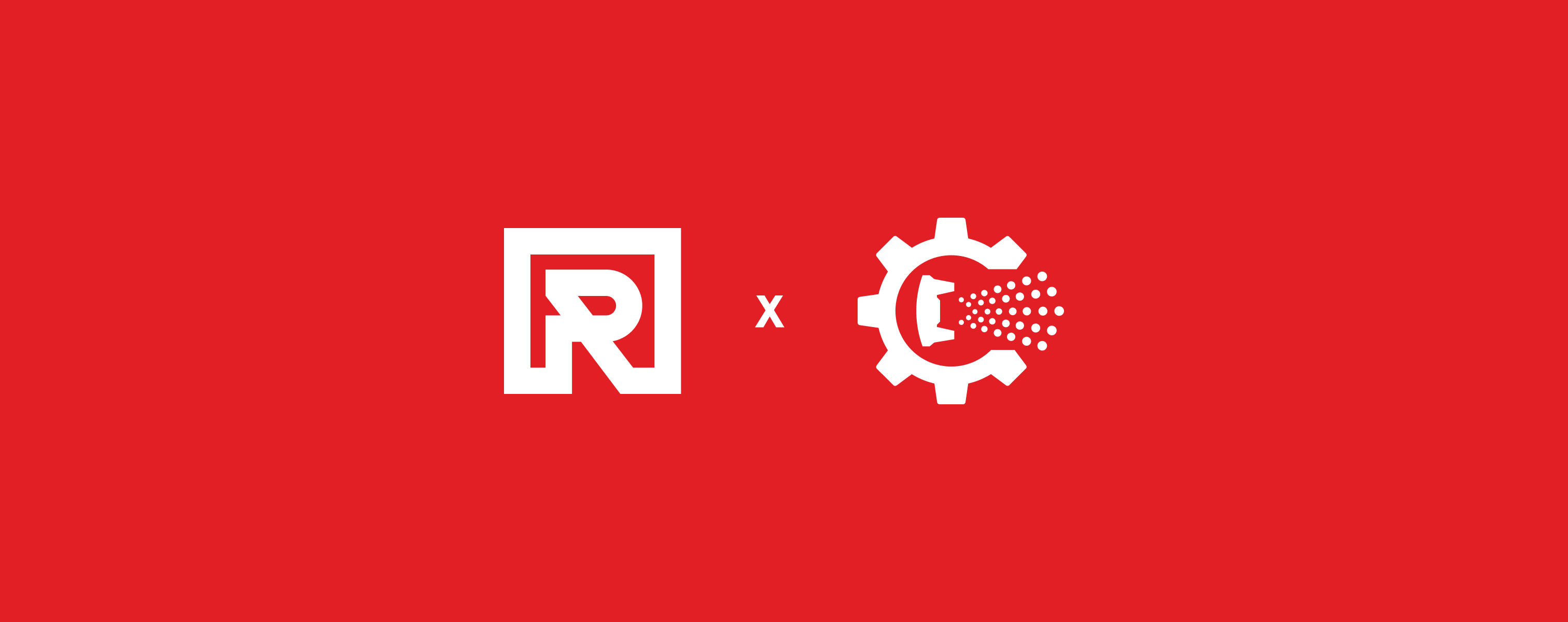 Rebel Vac logo and CCI Global logo on a red background