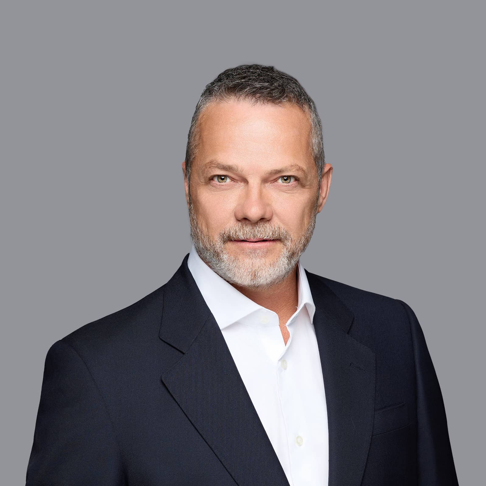 Steve Desjardins, white shirt with black blazer