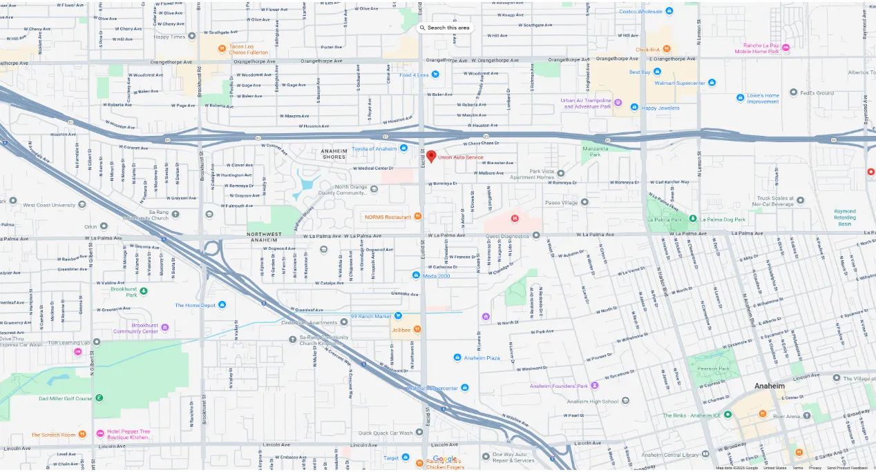 Google Maps Screenshot of Union Auto Service Center